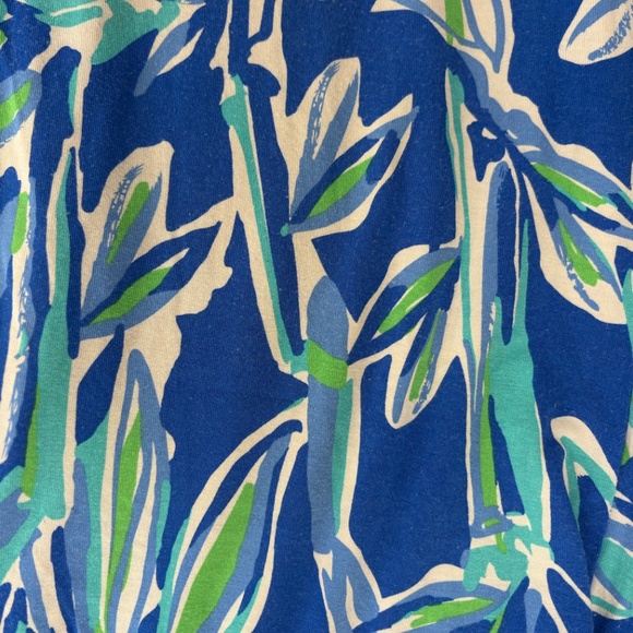 Lilly Pulitzer Size M Georgia May Palazzo Pants in Blue Crush Bamboom - Picture 5 of 5